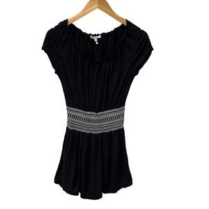 MAJE Black Romper Shorts With Mini Dress size 1